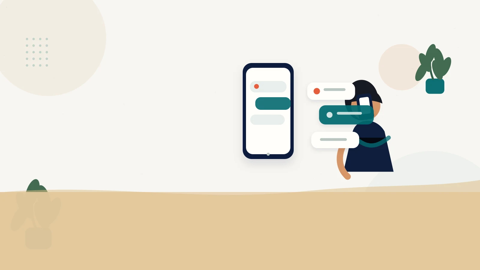 E-ticaret terimlerinden oluşan düzenli kart duvarı